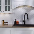 thumbnail image 2 of FASÄDE Quilted Decorative Vinyl Backsplash 15 sq ft Kit in Gloss White, 2 of 6