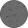 thumbnail image 1 of Ahgly Company Indoor Round Patterned Gray Area Rugs, 8' Round, 1 of 6