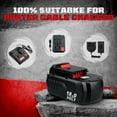 thumbnail image 4 of 2Pack PC18B 18V 4.8Ah Ni-Mh Replacement for Porter Cable 18V Battery Ni-Mh, Compatible with Porter Cable 18V PC18B-2 PCC489N PCMVC PCXMVC Cordless Power Tools, 4 of 5