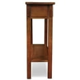 thumbnail image 5 of Leick Home 9057-RS Mission Console Table for Entryway, Wood Sofa Table, Made with Solid Wood, for Living Room, Hallway, Office, Bedroom, Russet Finish, 5 of 14