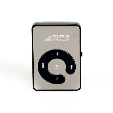 Mancro Mini Fashion Clip Sport USB Micro SD TF Mirror C Button MP3 Music Media (Best Light Media Player)