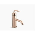 thumbnail image 1 of Kohler K-14402-4A-RGD Robinet Évier Puriste à Commande Unique avec Poignée de Levier & 44; Or Rose Vibrant, 1 of 1