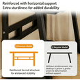 thumbnail image 3 of HDOFM 39.4 Inch Small Computer Desk for Small Space, Rolling Office Desk with Monitor Stand, Student Study Writing Desk for Bedroom, 3 of 7