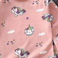thumbnail image 4 of Gerichy Baby Girls Pajamas Kids Cotton Pajama Sets 2-Piece Long Sleeve Pjs Comfy Girl Sleepwear Home Clothes 3M-5T, 4 of 4