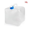 thumbnail image 1 of Collapsible Water Container Camping Water Storage Cubes Jug with Spigot Foldable 15L for Outdoor New, 1 of 5