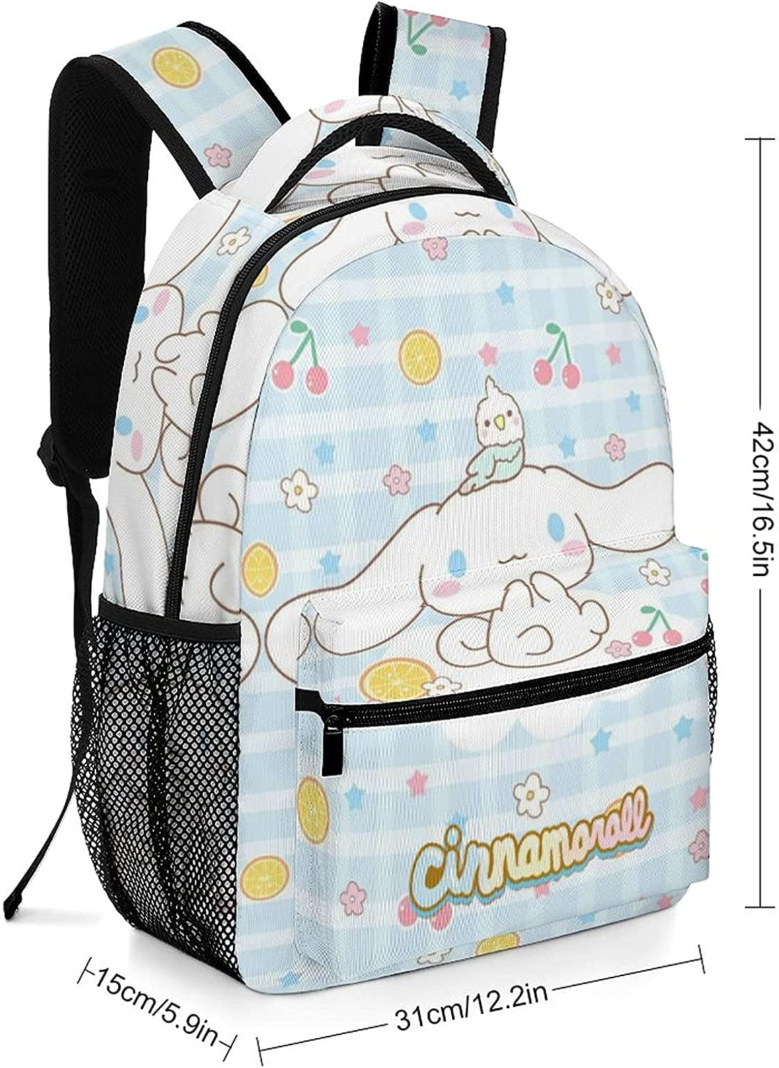Cool Unisex Lightweight Cinnamoroll Polyester School Backpack
