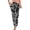 A-White605, variant on XIAOCHA Womens Floral Print Tapered Pants Relaxed Fit Ankle Length Elastic Waist Dress Pants Airy Elegant Vacation Pants