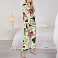 thumbnail image 4 of Disketp Pajamas Set Long Sleeve Sleepwear Womens Button Down Nightwear Pj Sets-Cute Dinosaurs, 4 of 9