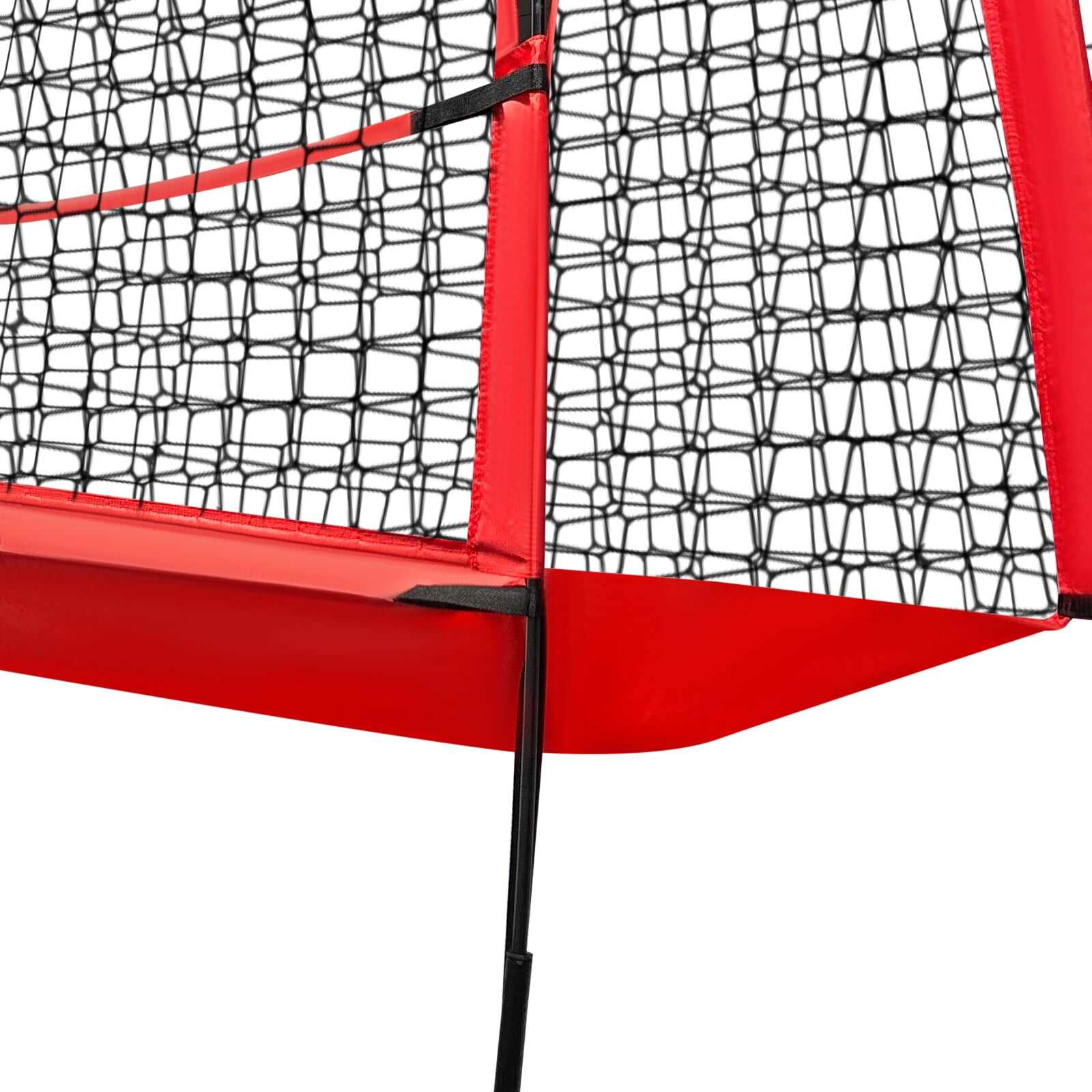 ToppiJoy Adjustable Volleyball Training Net Volleyball Practice Net Volleyball Trainer Equipment Net Red
