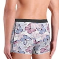 thumbnail image 5 of Kll Butterflies In Pastel Men'S Cotton Boxer Briefs Underwear-Large, 5 of 9