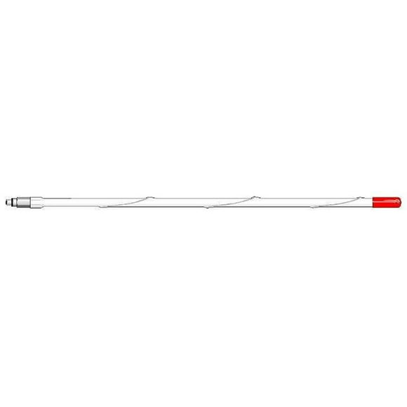 25 in. Murs Mobile Antenna 5 by 8 Wave, White