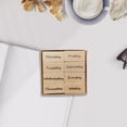 thumbnail image 1 of Juego de Sellos de Madera BLESIY Sello de elaboración, 1 of 8