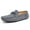 Grey, variant on Big Size Men's Casual Loafers Slip On Leather Shoes Comfortable Lightweight Driving Shoes Male Moccasins Classic Penny Loafer Flats Boat Shoes Outdoor Walking Shoes