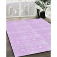 thumbnail image 2 of Ahgly Company Indoor Rectangle Patterned Violet Purple Area Rugs, 2' x 5', 2 of 6