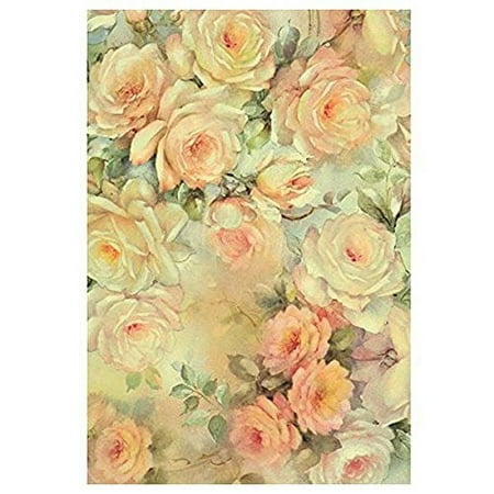 Image of ABPHOTO Polyester 5x7ft Photography backdrops Retro Elegant floral flower wall painting princess newborn kids baby shower studio