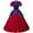 Red, variant on Princess Dress Adult Evil Step Sister Anastasia Drizella Dress