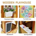 thumbnail image 4 of Uhomepro Outdoor Playhouse for Kids Ages 3-8, Wooden Playhouse with Working Door & Windows | Pretend Play House for Backyard, Garden & Yard, 4 of 8