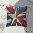 thumbnail image 2 of PHYHOO Patriotic Pillow Cover July Decor Independence Day Decorations Memorial Day Cushion Case for Sofa Couch, 2 of 5