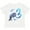 AA-White, variant on Inktastic Cute Narwhal 3rd Birthday Boys or Girls Toddler T-Shirt