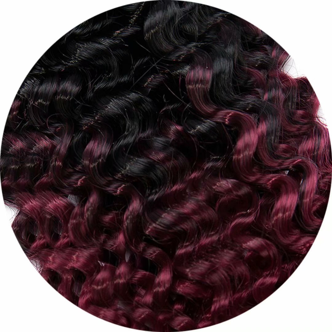 Black to Amaranth Red