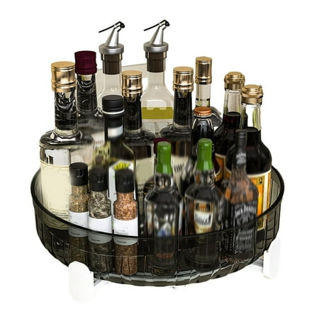 

New Kitchen Organizer Pantry Turntable Rotation Storage Rack Lazy Tray 360°