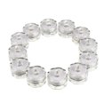thumbnail image 1 of 24pcs LED Waterproof Electronic Candle Light Plum Blossom Shape Decorations, 1 of 7