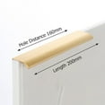 thumbnail image 1 of Kitchen Cabinet Door Handles Cupboard Drawer Concealed Finger Edge Gold Pull, 1 of 4