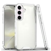 XPM for Samsung Galaxy A57 Phone Case, Clear Colored Shockproof Transparent Hard PC + Rubber TPU Hybrid Bumper Shell Slim Protective Cover for Samsung A57 (Clear)