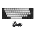 thumbnail image 2 of Wired Gaming Keyboard, 61 Keys Contrast Color USB Computer Keyboard with RGB Backlit for Win 2000 XP ME Vista 7 8 10, Ergonomic Business Keyboard for Desktops Laptops, 2 of 7