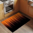 thumbnail image 3 of Rectangle Area Rugs 2 x 3 Ft, Burnt Orange Black Ombre Non-Slip Residential Carpet, Modern Abstract Striped Gradient Indoor Crawling Mats Runner Rugs for Living Room/Dining Room/Bedroom, 3 of 9