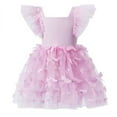 thumbnail image 5 of Shadoumai Girls Dresses Size 5 Delicate Baby Girls Dress With Overlay And Netting Bodice Elegant Romper For, 5 of 5