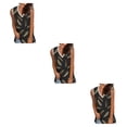 thumbnail image 3 of Qarigey Chaleco de algodón con cuello en V para mujer, camiseta sin mangas para vacaciones, bodas, citas, Top básico de verano, ropa transpirable Type1 NO1 Qarigey CBP366038, 3 of 6