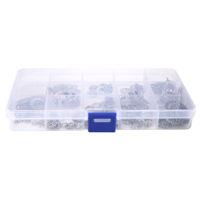 Arandela Arandela Estrella Kit De Compartimento De Lavadora Arandela Starlock Arandela De Seguridad Con Dientes 240 Piezas Arandela Estrella 304 Acero Inoxidable Arandela Dentada ANGGREK Tooth Lock Washer