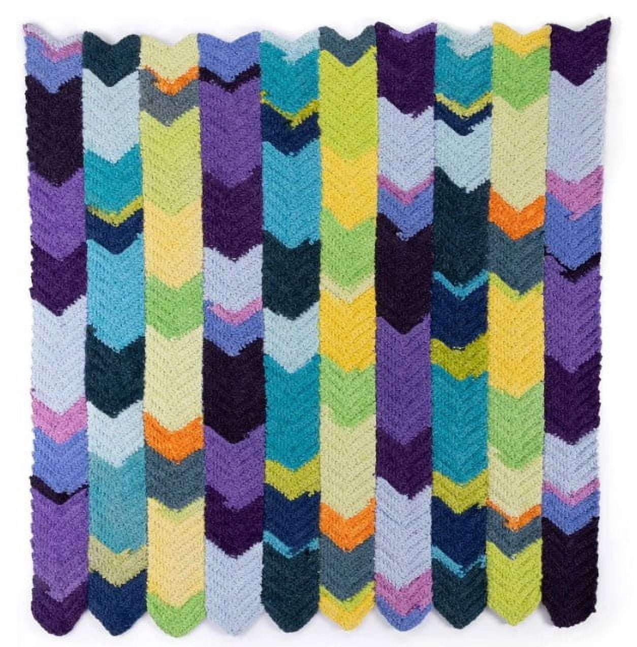 Bernat® Blanket patchwork™ #6 Super Bulky Polyester Yarn, Citrus stack 10.5oz 220yd (2Pk)