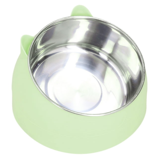 Chauffage Bol pour Chat Bol de Nourriture pour Chat Bol de Chauffage pour Animaux de Compagnie en Acier Inoxydable Nordique pour Protéger la Colonne Cervicale.