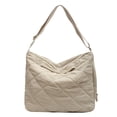 thumbnail image 1 of Bolso bandolera acolchado de gran capacidad para mujer bolsos de hombro para viajes de trabajo en la oficina, 1 of 9