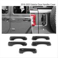 thumbnail image 3 of Black Door Grab Handle Cover Trim for Jeep Wrangler JL 18-23, 3 of 5