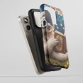 thumbnail image 5 of Sloth For All iPhone Series Protective Phone Case Fantasy Art Blue Multi-color, 5 of 7