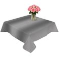 thumbnail image 2 of Grey Ombre Table Cloth Waterproof Tablecloths, Farmhouse Gray Gradient Modern Art Tablecloth Dining Table Cover for Kitchen Party Tabletop Outdoor, Square Tablecloth 54x54 Inch, 2 of 9
