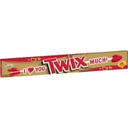 Twix Yard-Long Valentines Day Caramel Chocolate Candy Bars - 18 Pieces