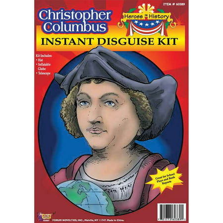 Adult Heroes In History Christopher Columbus Explorer Disguise Costume, Style FM60389