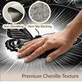 thumbnail image 6 of ODIKA 9'x12' Washable Area Rug Non-Slip, Chair-Friendly Gothic Witchy Border Academia Mystical Galaxy Phase Death Moth Refined for Dining Room, Basement, Large Office, 6 of 7