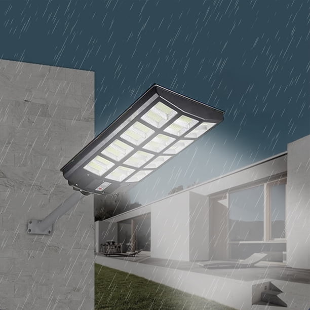 Potente farola solar con control remoto, iluminación de seguridad para jardín (1152LED)