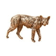 thumbnail image 3 of Estatua de animal, escultura de animal, decoración coleccionable, figura de latón, adorno antiguo para escritorio, jardín, sala, oficina, 3 of 9
