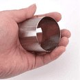 thumbnail image 2 of 12 Pieces Round Biscuit Cutter Stainless Steel Mousse Ring Mini Circle Cookie Cutters Frying Egg Rings Baking Tool, 2 of 7