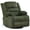 Corduroy | Green, variant on 360° Swivel Rocking Recliner Chair,Corduroy Upholstered Glider with Cup Holder,Deep Wide Seat,Modern Lazy Chair for Living Room Bedroom Reading Nook