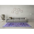 thumbnail image 3 of Ahgly Company Indoor Rectangle Persian Blue Traditional Area Rugs, 3' x 5', 3 of 4