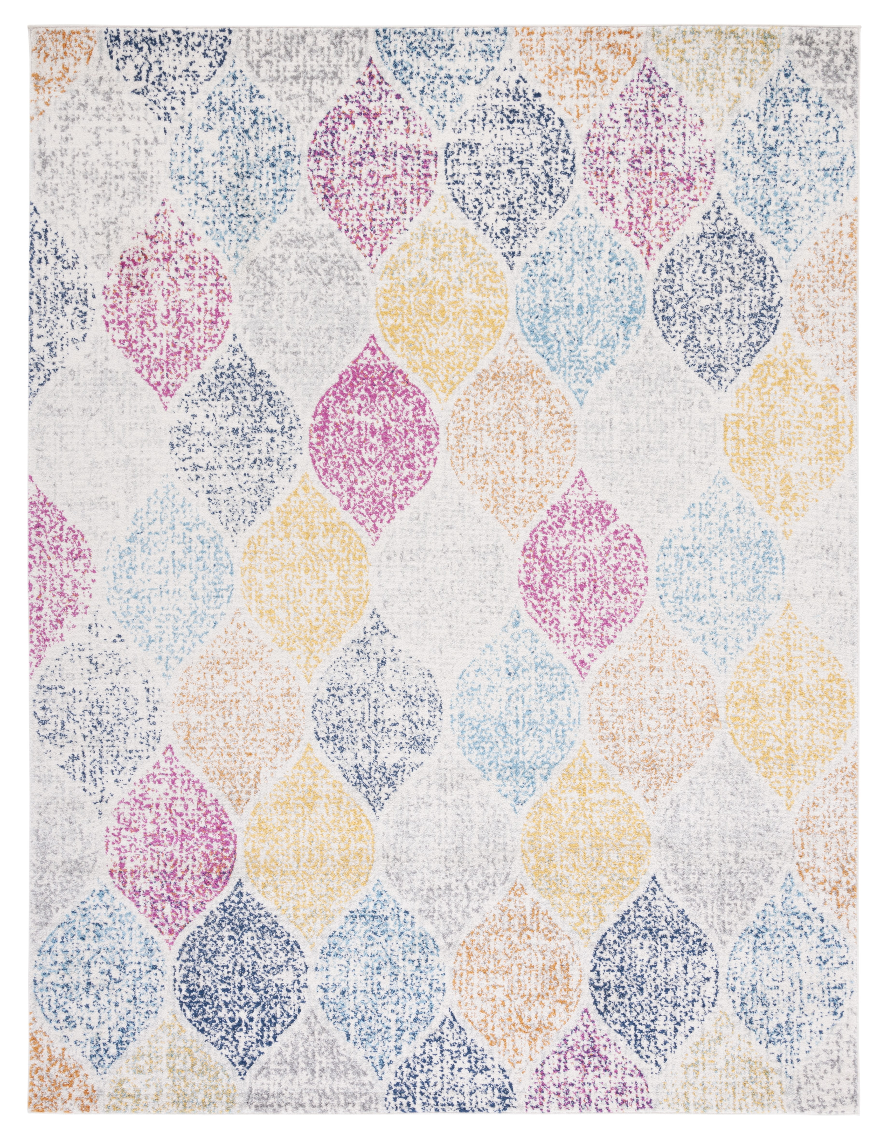 Safavieh Madison Leighton Geometric Area Rug, Creme/Yellow, 8' x 10'