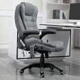 thumbnail image 2 of Vinsetto Chaise de Bureau de Massage avec Vibration à 6 Points, Gris, 2 of 10