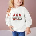 thumbnail image 5 of Toddler Baby Boys Girls Knit Oversized Sweaters Cute Embroidery Print Fall Winter Pullover Casual Sweatshirts for Gifts,White 1,9 Months, 5 of 5